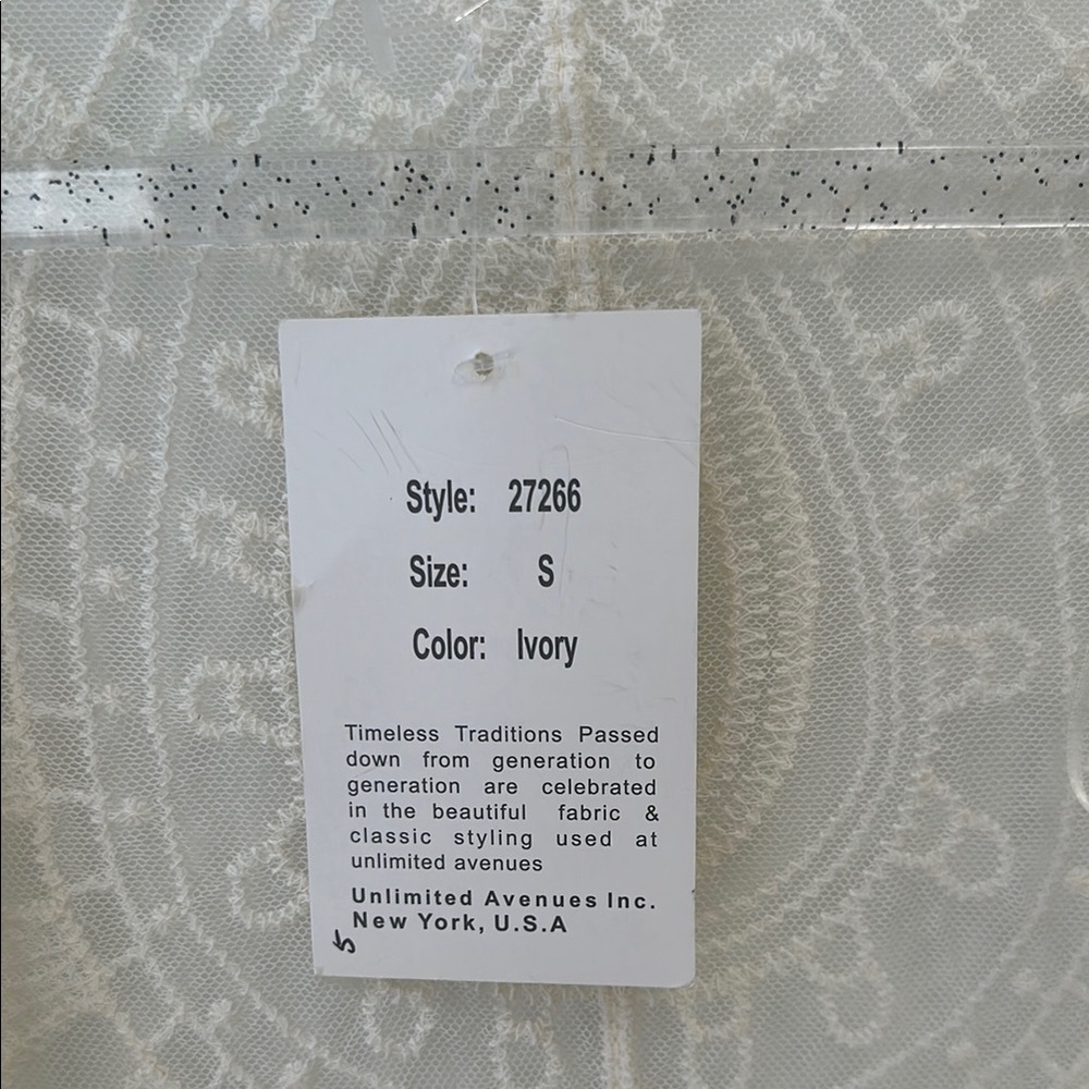 Rebellion Sz S Ivory Lace Swim Cover-Up • NWT! - Picture 2 of 9